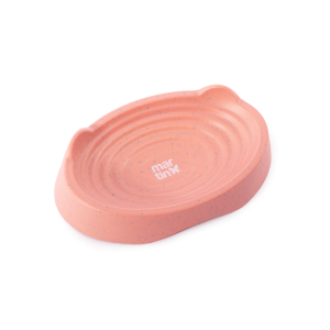 Gamelle chat ondulée en mélaminée - Elegance - 150ml - rouge