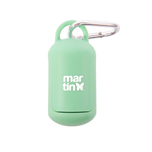 Dog waste bag dispenser - plastic - Green