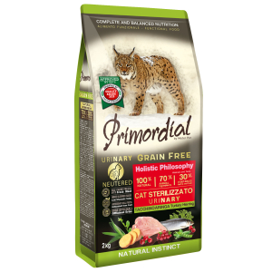 Primordial Turkey & Herring Urinary Cat Kibble - 6kg
