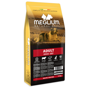 Meglium Adult Beef Kibble for Dogs - 14kg