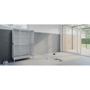 Caisse de nuit en PVC - L/XL - blanc