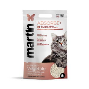 Litière agglomérante - Absorbe+ - 5L