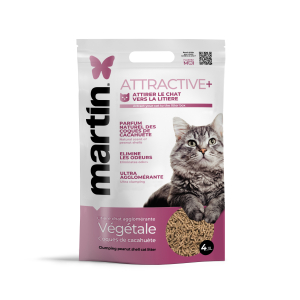 Litière agglomérante - Attractive+ - 4,3L