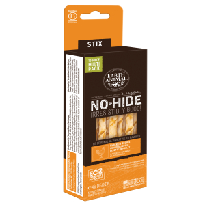 Earth Animal No-Hide Stix Chicken Treat Box of 10 - 45g