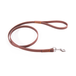 Laisse en cuir - 499 bicolore - 1m20 - 1.4cm - marron