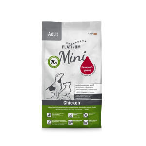 Croquette Platinum Mini Poulet pour chien adulte - 900g