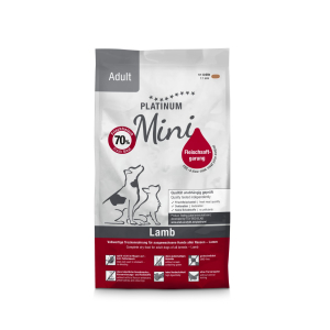 Croquette Platinum Mini Agneau pour chien adulte - 900g