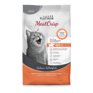 Platinum Meatcrisp Adult Fish Kibble for Cats - 3kg
