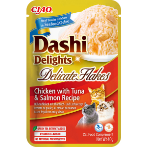 Dashi Delights chicken, tuna & salmon - Inaba - 40g