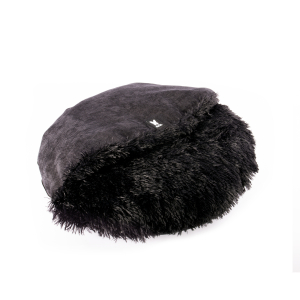 Coussin couverture - Toudoudou - Noir