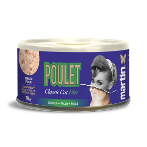 Filet Martin Classic Poulet pour chat - 70g