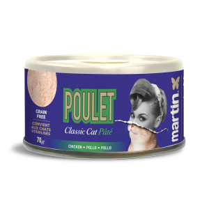Pâté Martin Classic Poulet pour chat - 70g