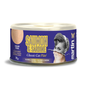Pâté Martin Classic Saumon & Sardine pour chat - 70g