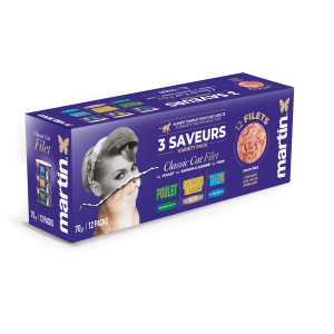 Filet Martin Classic multipack pour chat - 12x70g