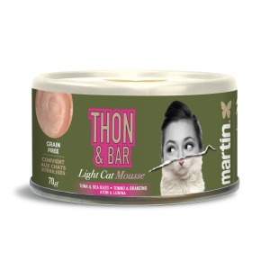 Mousse Martin Light Thon pour chat - 70g