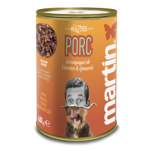 Martin Food - Mijotés de porc pour chien