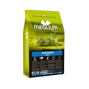 Meglium croquettes pour chat stérilisé truite