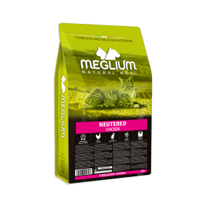 Meglium Sterilised Chicken Cat Kibble - 10kg