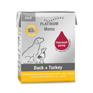 Platinum Menu Duck & Turkey Pâté for Dogs - 375g