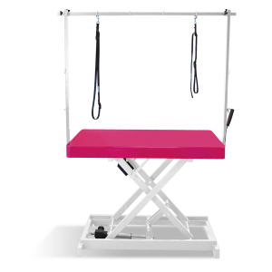 Vivog I-design Grooming Table White Frame – Lacquered Azalea