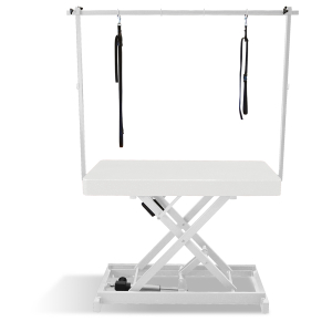 Vivog I-design Grooming Table White Frame – Glitter Powdered Linen