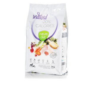 Natura Diet Reduced Calorie Croquettes -20% for dogs - 3kg