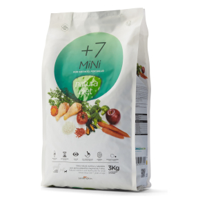 Croquette Natura Diet +7 pour chien senior mini - 3kg