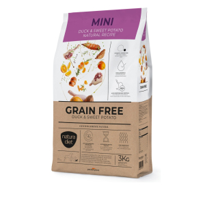 Croquette Natura Diet Grain Free Canard & Patate douce pour chien mini - 3kg