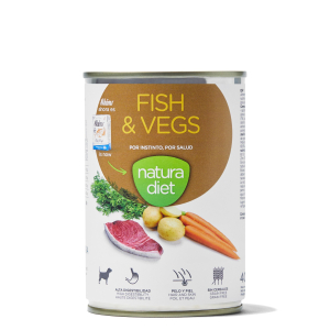 Natura Diet Fish & Vegetables Pâté for Dogs - 400g