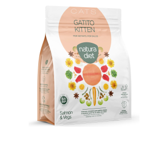 Croquette Natura Diet Saumon pour chaton - 400g