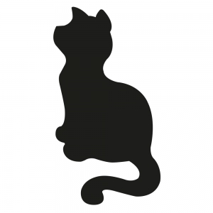 Cat body sticker