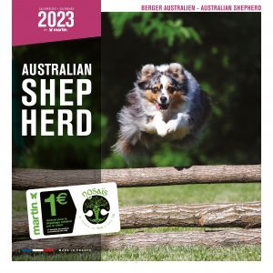 Calendrier chien 2023 - Berger Australien - Martin Sellier