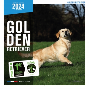 Calendrier chien 2024 - Golden Retriever - Martin Sellier