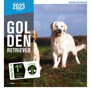 Calendrier chien 2023 - Golden Retriever - Martin Sellier