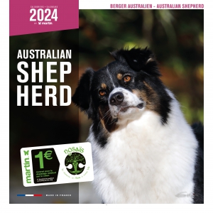 Calendrier chien 2024 - Berger Australien - Martin Sellier
