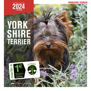Calendrier chien 2024 - Yorkshire - Martin Sellier