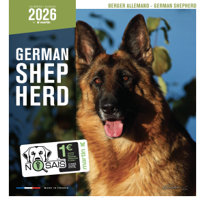 Calendrier chien 2026 - Berger allemand - Martin
