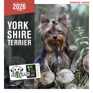 Calendrier chien 2026 - Yorkshire - Martin
