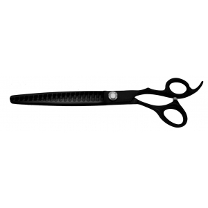 Grooming chunker scissors XP807 - professional - Optimum Black Titanium - 19 cm