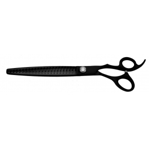 Grooming chunker scissors XP808 - professional - Optimum Black Titanium - 20 cm
