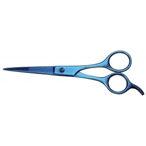 Grooming straight scissors XP352 - semi-professional - Optimum Blue Ray - 16,5 cm