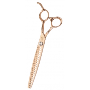Chunker grooming scissors XP907 - 21 cm - Optimum Rose Pearl