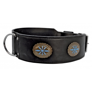 Collier conquistador pour chien - Noir