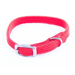 Straight elastic Cat Collar - Red