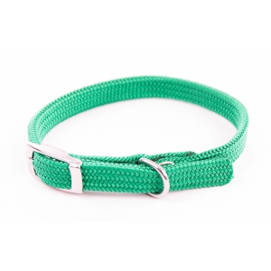 Straight elastic Cat Collar - Green