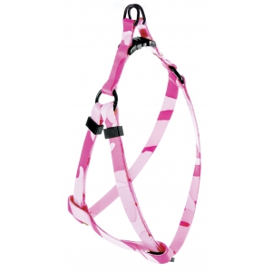  Harnais pour chat - collection camouflage rose - Longueur 20 à 35cm - largeur 1cm