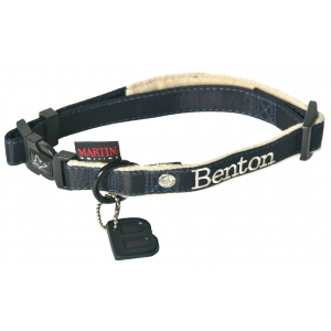 Dog nylon collar - blue Benton