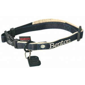 Collier nylon pour chien - Benton bleu