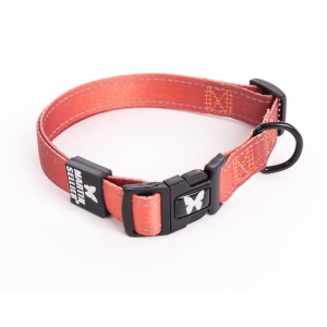 Dog collar - nylon Reflex red 