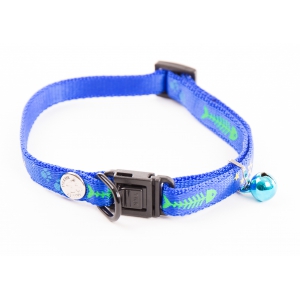 Collier pour chat - Fish & Star - bleu